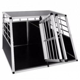 Přepravní, transportní box/klec pro psa, 104 cm, 2x šikmý 76" s přepážkou.