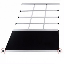 Přepravní, transportní box/klec pro psa, 104 cm, 2x šikmý 76" s přepážkou.