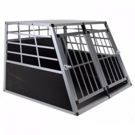 Přepravní, transportní box/klec pro psa, 104 cm, 2x šikmý 76" s přepážkou.
