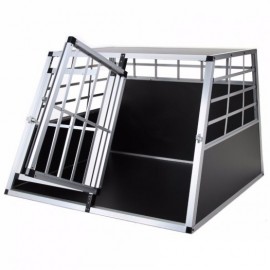 Přepravní, transportní box/klec pro psa, 104 cm, 2x šikmý 76" s přepážkou.