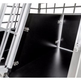 Přepravní, transportní box/klec pro psa, 104 cm, 2x šikmý 76" s přepážkou.